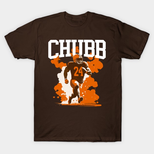 Nick Chubb Browns T-Shirt by mbloomstine